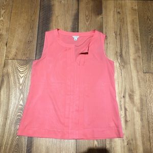 Cute sleeveless pleated Calvin Klein blouse:)